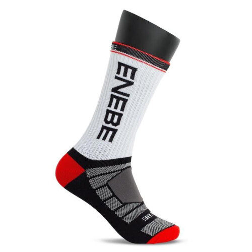 Meias Enebe Hexagon - branco/preto