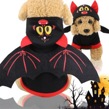 Cute Halloween Devil Costume for Dogs Cats Pet Cosplay Party Outfit,L