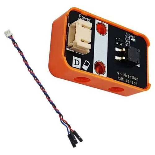 High Sensitivity 4-Direction Tilt  Sensor Digital Output 3.3V/5V with Enclosure PH2.0 for  ESP32 Microbit 1