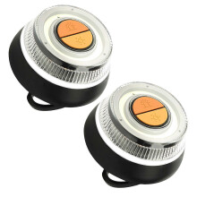 (2pcs) LED Auto Beacons Safety Lamp Long-lasting battery, reliable in emergencies. Vehicle breakdown