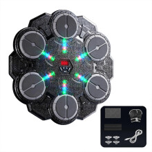 (Black) Interactive LED Boxing Pad with BT - 9 Speed, Fun For All Ages for Family Game Night & Home Gym Workout Station Coordination Boost