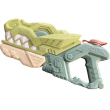 (Green) Dinosaur Water Blasting Toy for Kids - Pump-Action Outdoor Summer Water Play Toy with Super Strong Distance for Backyard Garden Fun