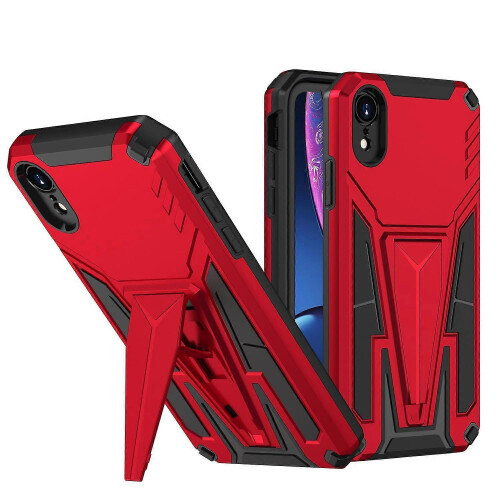 (Red) Iphone Case Xr With Stand
