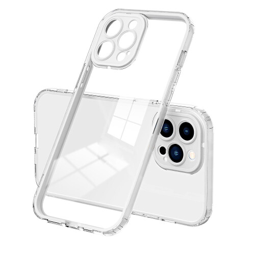 Pc Frame Phone Case for Iphone 13 Pro Max White