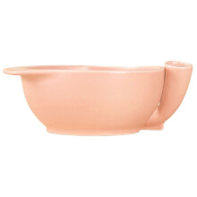 (Pink) Swirls colander bowl self spinning berry washing ceramic bowl with built-in strainer rapid drain perforated rotating basket space-saving