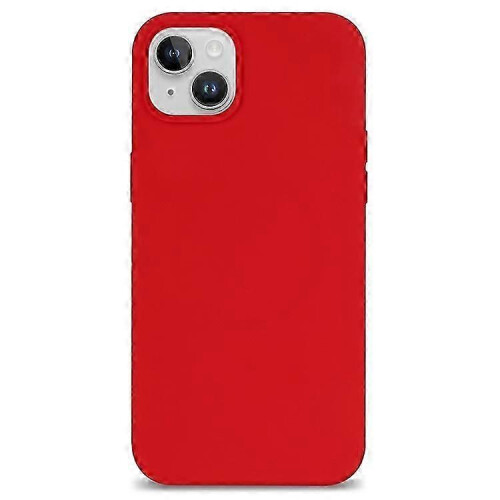 (Red) Compatible For iPhone 14 Case Shockproof Soft Silicone Phone Cover