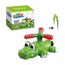 Cartoon Crocodile Rocket Launch Game Outdoor Sprinkler Toy for Swimming Pool Beach Garden