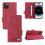 (Red) For iPhone 14 Pro Max Magnetic Clasp Leather Phone Case 1