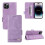 (Purple) For iPhone 14 Pro Max Magnetic Clasp Leather Phone Case 1