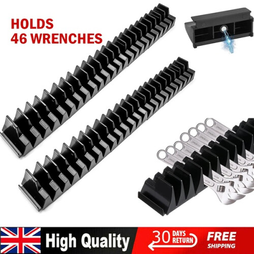 46 PCS Magnetic Wrench Organizer Widget Portable Tool Storage Shelf Practical UK