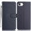 (Blue) For iPhone 16e Wallet Case with Strap/ Multiple Card Slots Solid Color Leather Stand Phone Cover 1