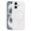 (White) Compatible For iPhone 16 Plus Case Compatible with MagSafe Liquid Silicone Anti-Drop Phone Cover 1