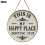 (One size, 30cm) Vintage Metal Round Plaque 1