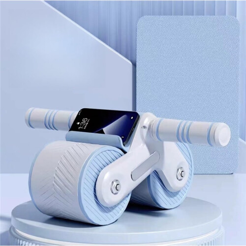 Ab Roller Wheel with Automatic Rebound Smart Brake Quiet Core Workout Trainer