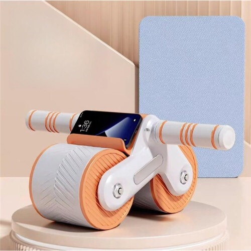Ab Roller Wheel with Automatic Rebound Smart Brake Quiet Core Workout Trainer