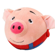 (compatible, Red) Talkings Pig Early Education Toy for Baby Lightweight Bouncing Stuffed Animal Toy for Infants Newborns