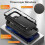 (Black) For iPhone 13 Pro Life Waterproof Rugged Phone Case 1