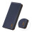 (Blue) For iPhone 13 Pro Max KHAZNEH Nappa Top Layer Cowhide Leather Phone Case 1