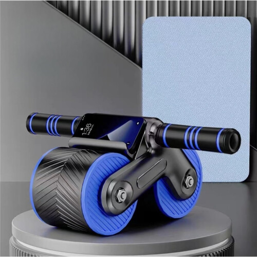 Ab Roller Wheel with Automatic Rebound Smart Brake Quiet Core Workout Trainer