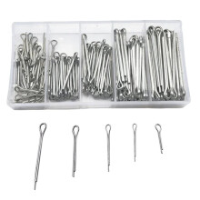 175Pcs Stainless Steel Split Pins Cotter Pins Assortment Kit Assorted Size for Shaft Axle Mechanical Farm Equipment