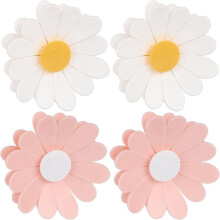 Daisy Magnetic Chip Clips, Strong Cute Fridge Magnets Sealing Clips, Non-Slip Flower Bag Clips for Kitchen
