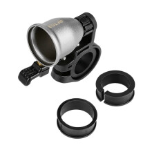 ESLNF Electric Bike Bicycle Bell Ringing Aluminum Alloy Thumb Bell Mountain Bike Road Bike Horn Cycling Accessories Sliver
