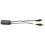 DC5521 LED Light and Speaker Power Cable for Small Electronics 12V 5V 9VOutput with Double Wire Split 1