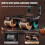 4 Wheel Ab Roller with Elbow Support Automatic Rebound Core Workout Trainer 3