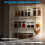 Under Cabinet Lighting with Charging Station,Battery Operated 3Pack Motion Sensor Light Indoor, Rechargeable Wireless 6