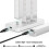 Under Cabinet Lighting with Charging Station,Battery Operated 3Pack Motion Sensor Light Indoor, Rechargeable Wireless 7