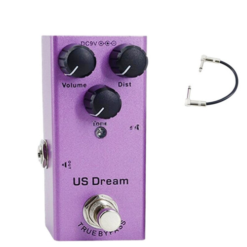 US Dream Distortion Gitarren-Effektpedal, -E-Gitarren-Stompbox mit True Bypass