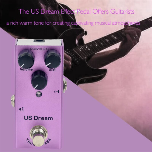 US Dream Distortion Gitarren-Effektpedal, -E-Gitarren-Stompbox mit True Bypass 1