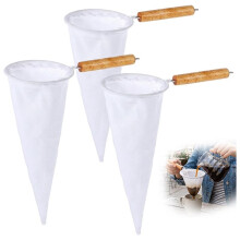 Cloth Coffee Strainer,Cloth Strainer,Reusable Coffee Filter Bags,Fabric Strainers with Fine Mesh,Easy to Clean Store