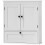 Bathroom Wall Cabinet with Adjustable Shelf and Recessed Doors, White 2