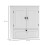 Bathroom Wall Cabinet with Adjustable Shelf and Recessed Doors, White 5