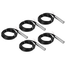 Level Sensor XK-136P Liquid Level Transmitter, 0-4m Range, 24VDC 4-20mA Output Water Level Detector