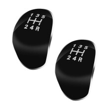2pcs 5 Speed Manual Car Gear Shift Knob Cap Cover for Focus 2 MK2 FL MK3 MK4 MK7 Fiesta