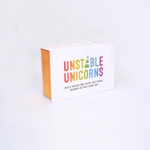(white) Unstable Unicorns Card Game - Funny Strategy Party Game for Adults & Teens - Family Board Game with Unicorn Cards - Gifts for Gamers