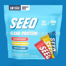 (504g/bag) Clear Whey Protein Powder Fruit Flavor Isolate Sport Drink Muscle Recovery Juice Taste Strawberry Mango 500g