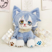 (Blue, 25cm) Jujutsu Kaisen Mahito Plush Toy Meow Family Stuffed Animal Anime Figure Soft Doll Gift 15cm