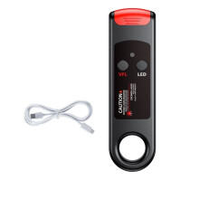 100mW Red Light Fiber Optic Visual Fault Locator Rechargeable Type C Compatible with FC SC and ST Connectors