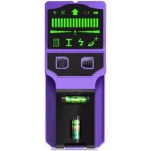 7-in-1 Stud Finder Wall Scanner Center Finder with Laser Level for Wood, Metal, AC Wire & Pipe Detection, LCD Display