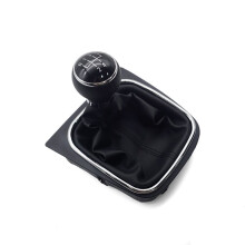 For 5 V MK5 MK6 R32 2004-2014 5 Gear Shift Knob with Boot Collar Case Accessories