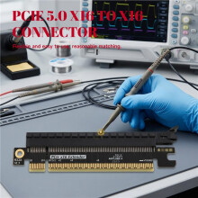 PCIe 5.0 X16 to X16 Connector Gen5 Testing Protection Card Expansion Riser Card Adapter PCB Extender 5.0 B