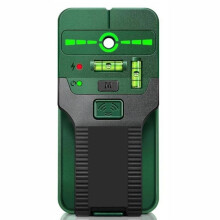 6-in-1 Stud Finder Wall Scanner Stud Detector with Laser, AC Live Wire Detection Levels & Ruler for DIY Home Improvement