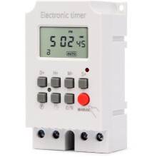 Interruttore Timer Digitale Automatico Elettronico KG316S-II 220 V CA 25 A, Ore/Minuti/Secondi, Controllo del Tempo Fino A 168 Ore