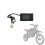 E-Bike Display Screen for Eskute Nova  Dirt Bike Control Panel Meter Speedometer Replacement Parts 2