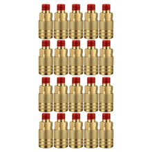 20 Pcs1/4 NPT Quick-Connect Hose , External Thread Brass Female Connector, Air Compressor Inflation Hose Connector