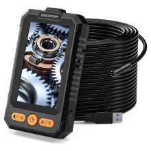 5m 4,3" Scherm Industriële Endoscoopcamera HD 1080P 8mm 2600mAh Batterij Waterdichte Borescope voor Pijpinspectie