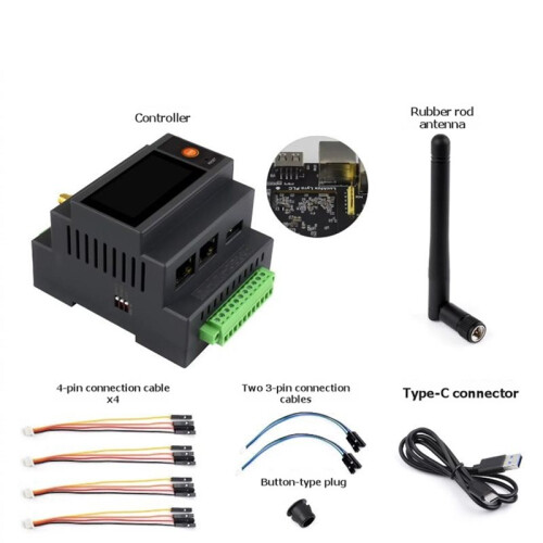 For Luckfox Lyra Programmable Logic Controller RK3506B Triple-Core ARM Cortex-A7 1.9inch LCD Screen PLC DevelopmentBoard 1